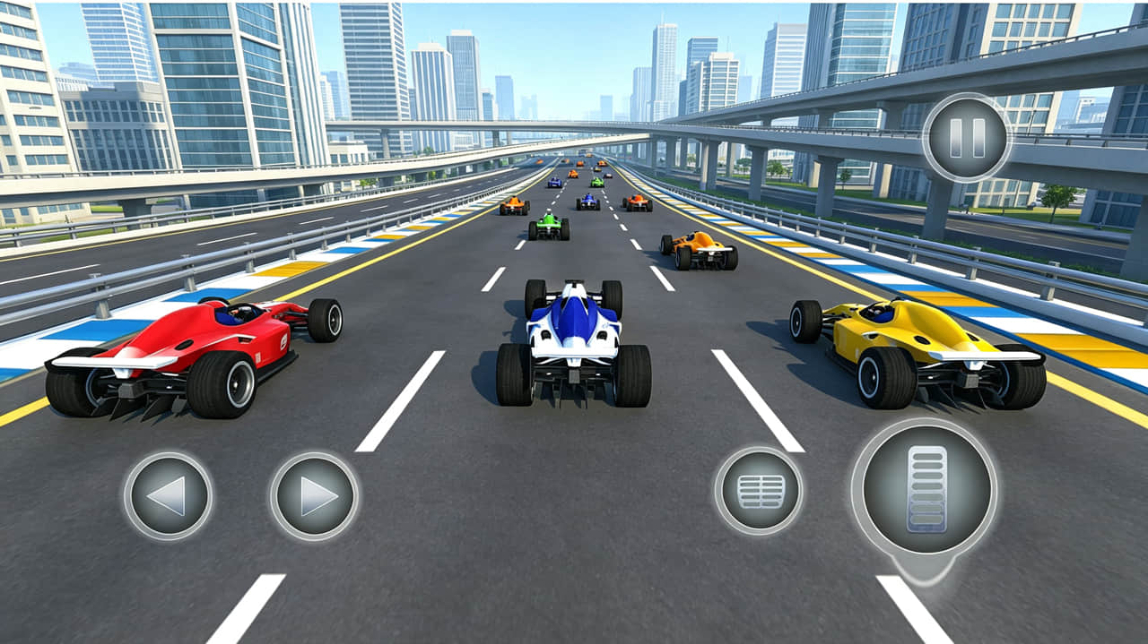 Formula Car Stunts action